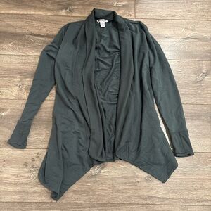 Athleta Women's Sage Green Open Front Cardigan Sweater